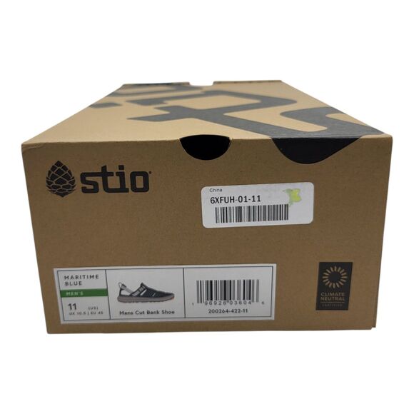 Stio Men's Cut Bank Shoes Size 11 New NIB Maritime Blue - Picture 11 of 14